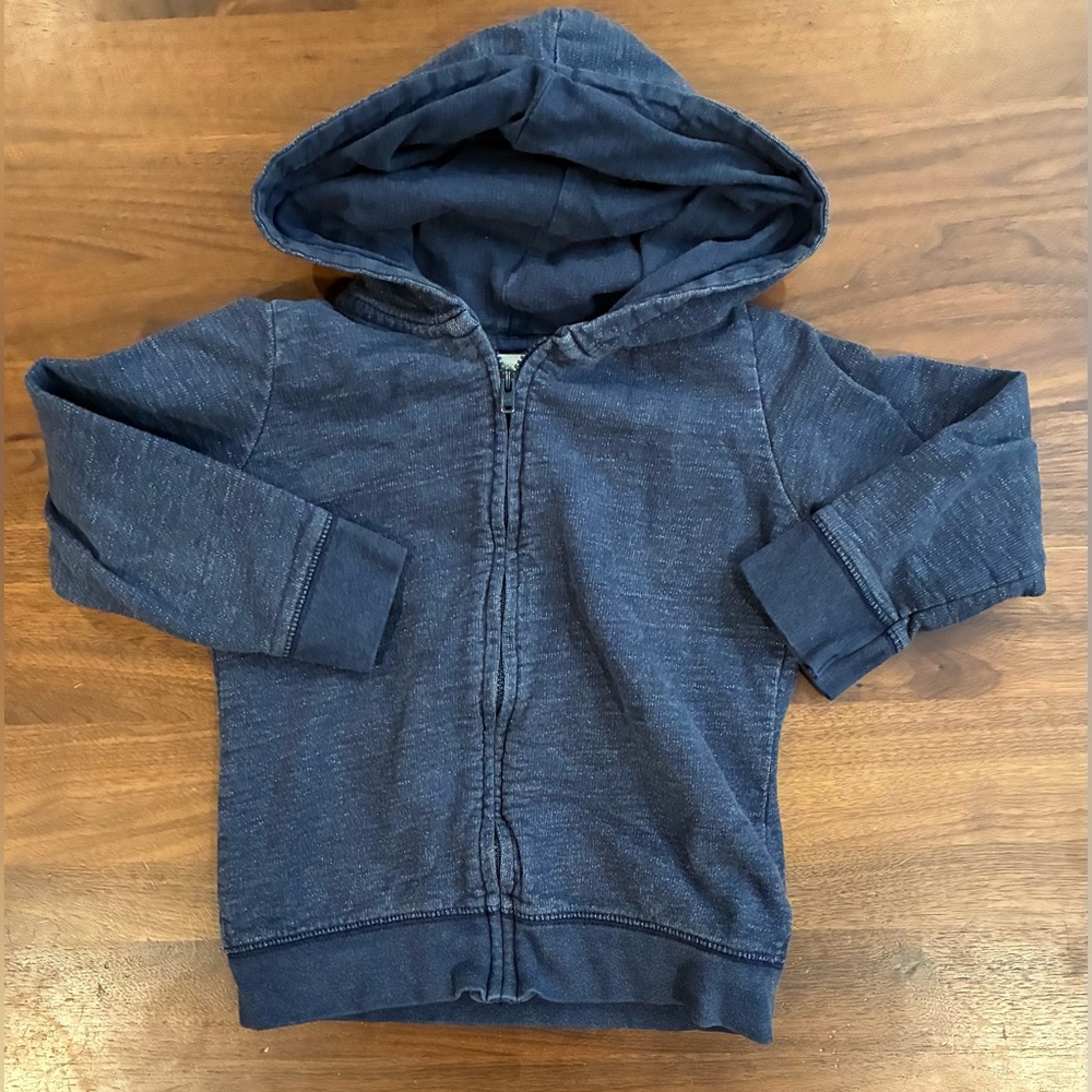 Monica and Andy Gray & Navy Preppy Zip-Up Hoodies - Picture 9 of 12